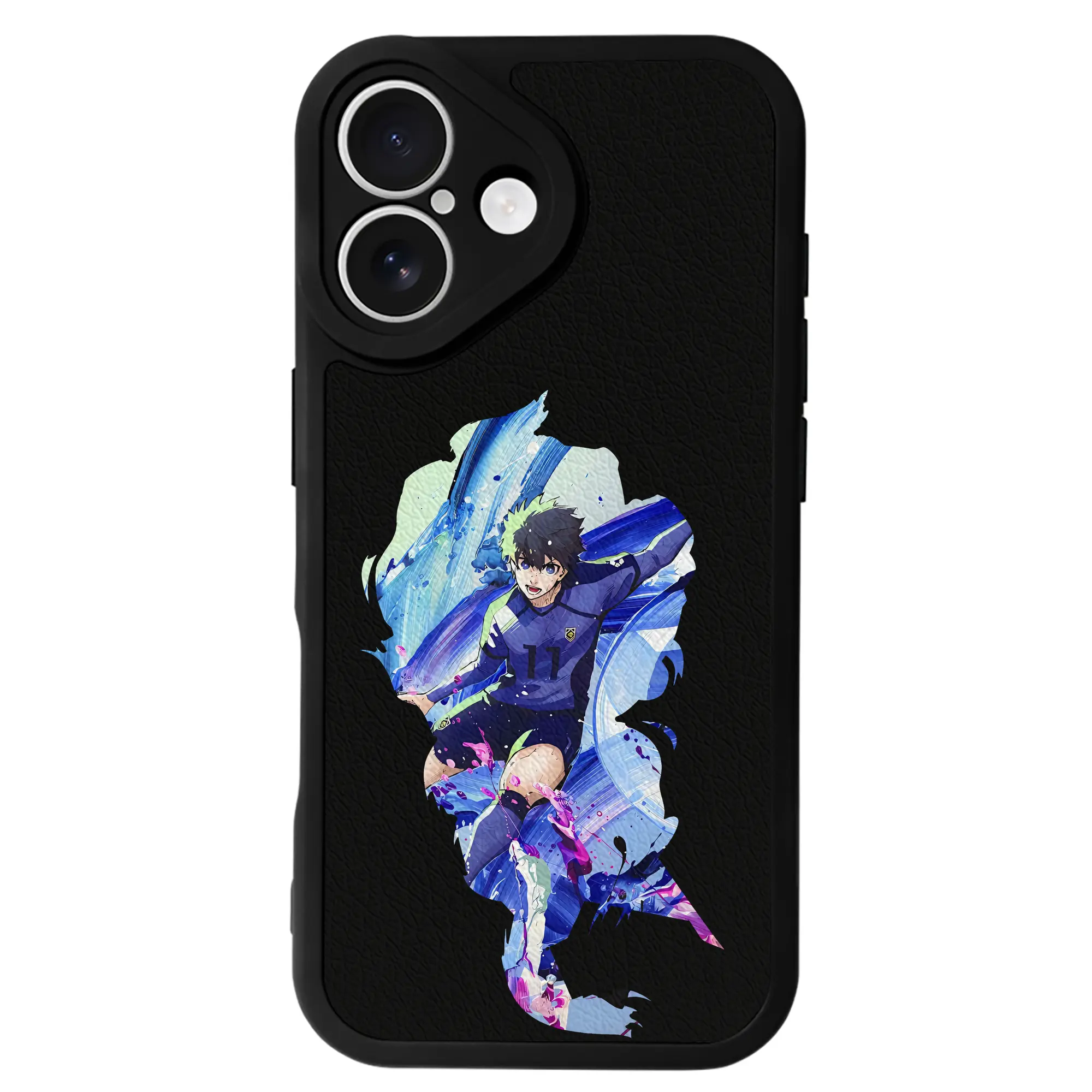 ブルーロック グッズ 潔 世一 - IPhone 16シリーズ対応 ・ シリコンスマホケース ・ レザー調 ・ 高精度フィット ・ 耐衝撃 ・ ワイヤレス充電対応 ・ 精密カット